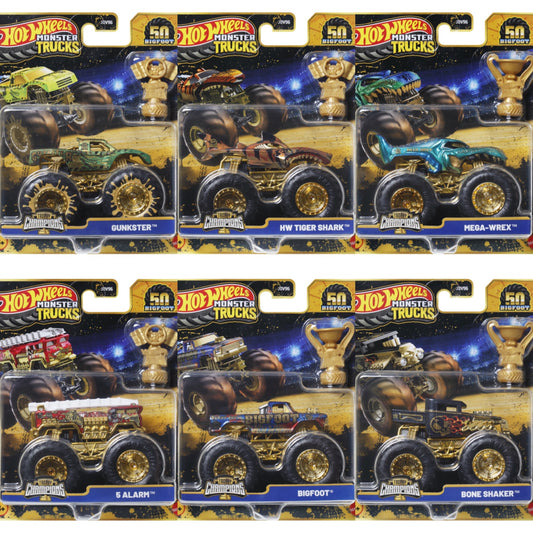 Hot wheels monster truck 50th trophy