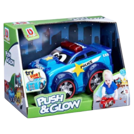 My 1st push & glow police car