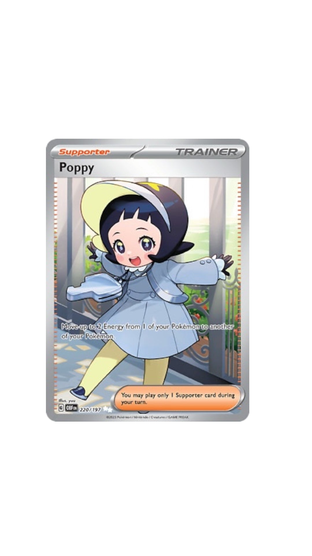 Pokémon Poppy Art card 220/197 OBF