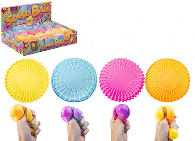 Pattern sensory squish ball