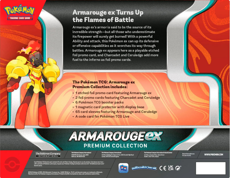 Pokémon armarouge ex premium collection