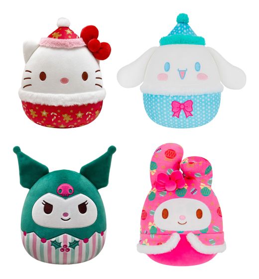 Christmas Squishmallows hello kitty