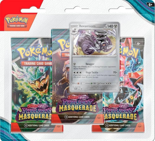 Pokémon twilight masquerade revavroom triple pack