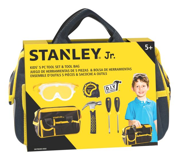 Stanley jr tool bag & 5 tools