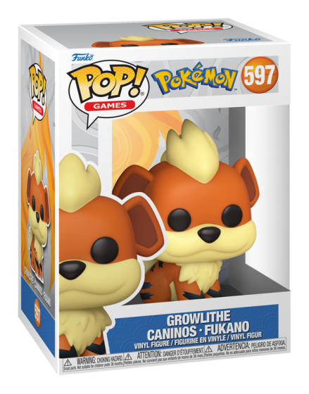 Funko pop pokemon growlithe