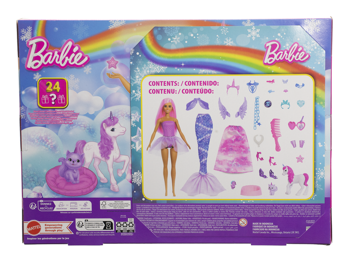 Barbie advent calendar