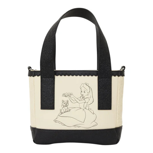 Alice in wonderland crossbody tote loungefly