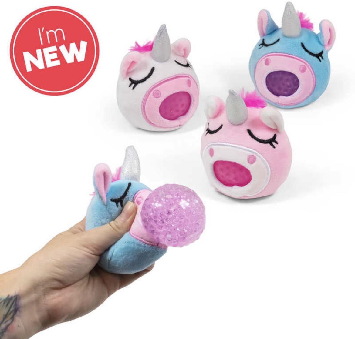 Unicorn plush bead ball