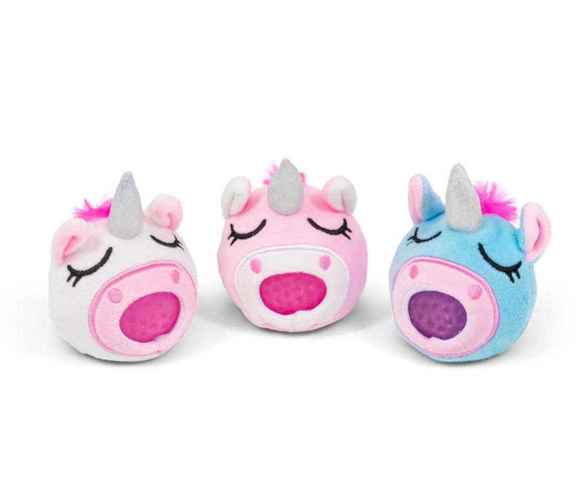 Unicorn plush bead ball