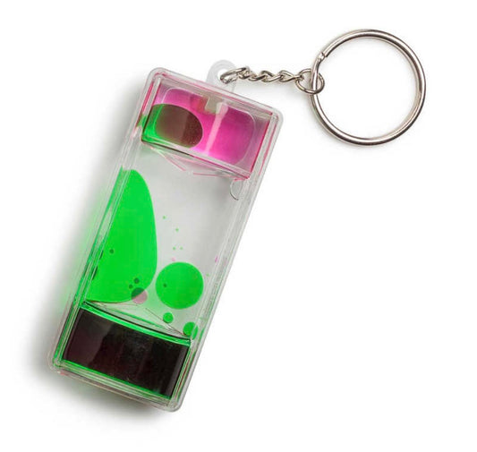 Liquid motion keychain