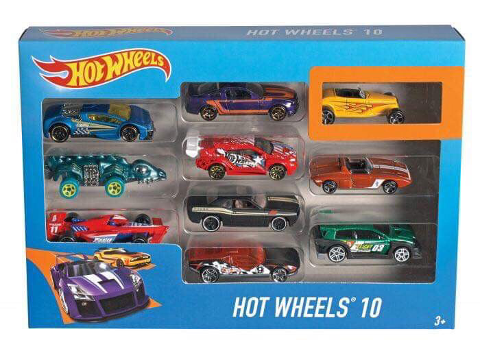 Hot wheels gift pack assorted 10