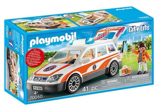 Playmobil 70050 Emergency Car With Siren