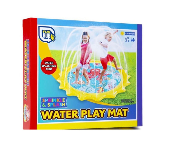 Sprinkle and splash water play mat