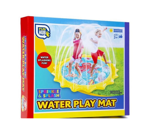 Sprinkle and splash water play mat