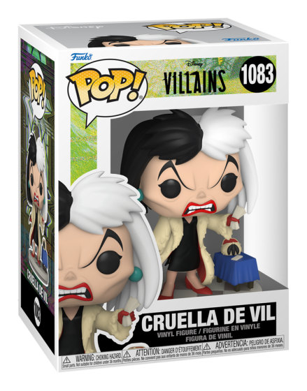 Funko pop Disney villains Cruella