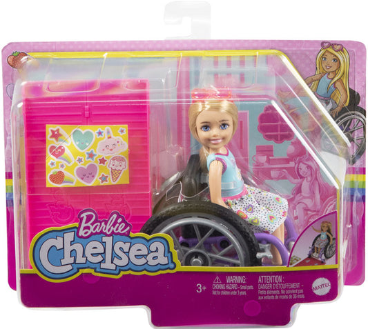 Chelsea with wheelchair