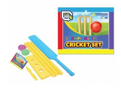 Cricket set in net