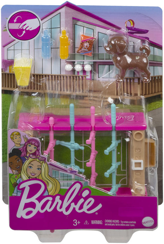 Barbie football table mini play set