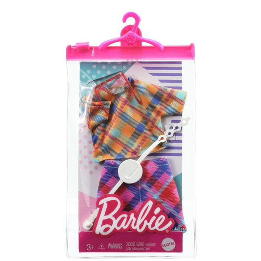 Barbie clothes tartan design