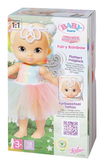 Baby born storytime fairy rainbow