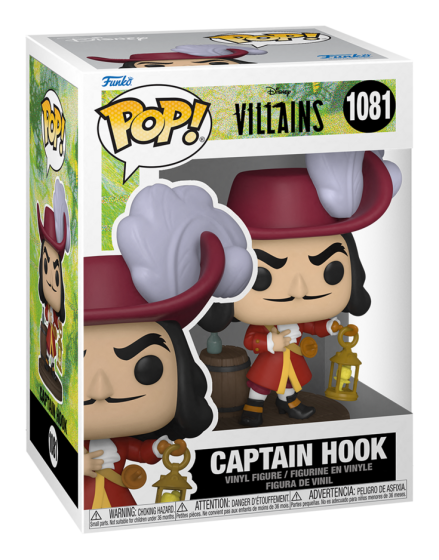 Funko pop Disney villains Captain Hook