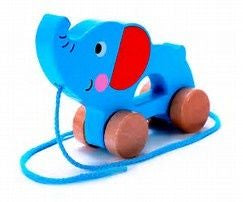 Pull along elephant