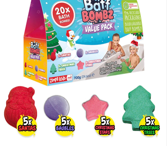 Christmas Baff bombz 20 gift pack