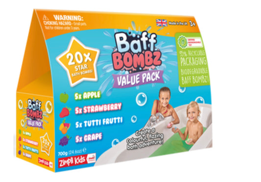 baff bombz star mega 20 pack