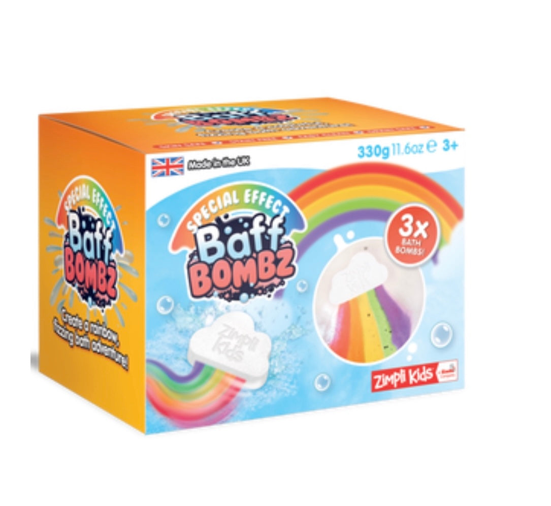 baff bombz special effect rainbow cloud triple pack