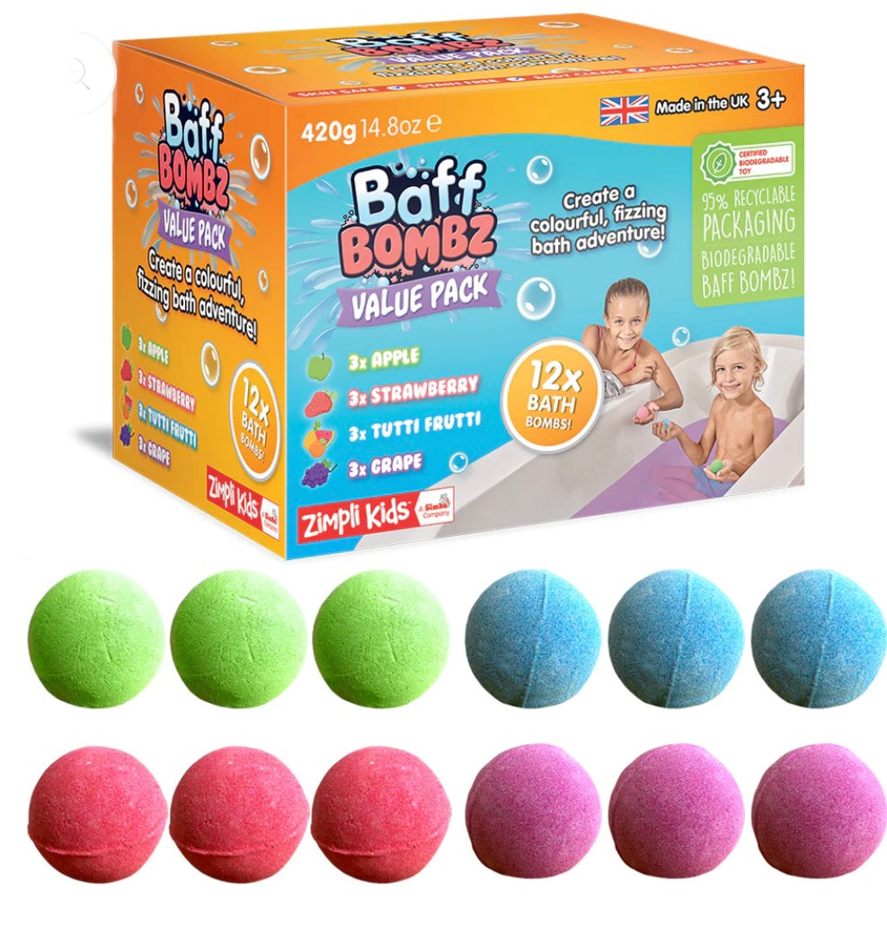 Baff bombz 12 round gift set